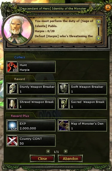 [Descendant of Hero] Identity of the Monster