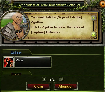 [Descendant of Hero] Unidentified Attacker