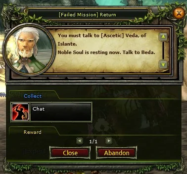 [Failed Mission] Return