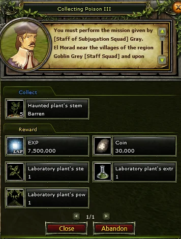 Collecting Poison III