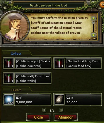 Putting poison in the food