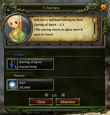 To find Sera