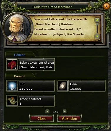 Trade with Grand Merchant