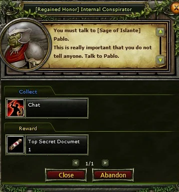 [Regained Honor] Internal conspirator