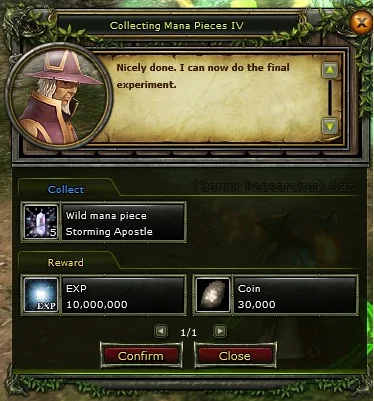 Collecting Mana Pieces IV